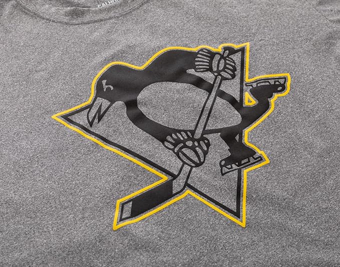 NHL Performance T-Shirt Rash Guard Marled Penguins