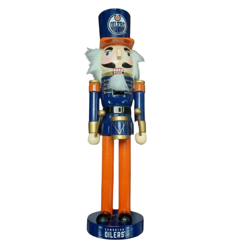 NHL Team Holiday Nutcracker Oilers