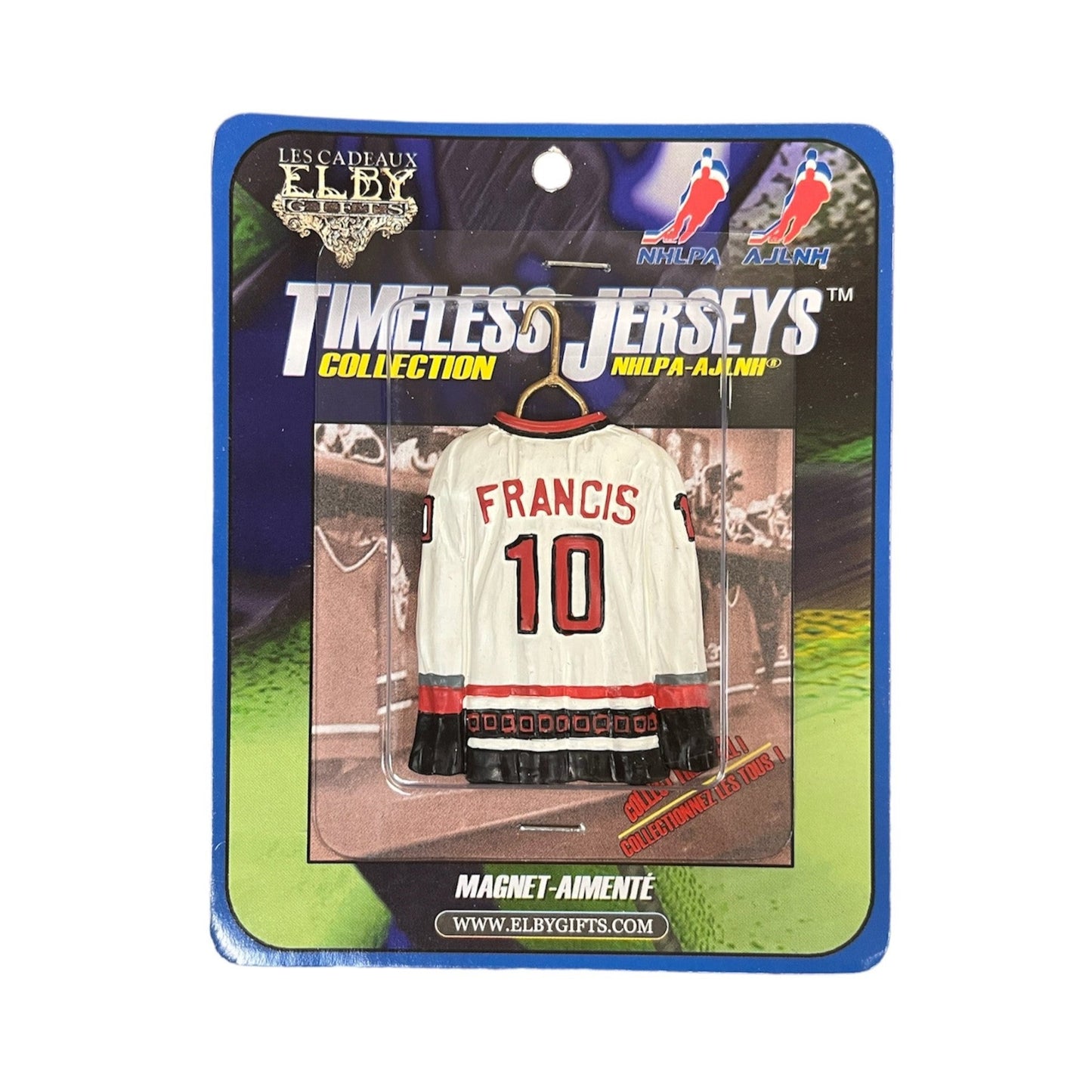 NHL Vintage Player Ceramic Magnet Ron Francis Hurricanes