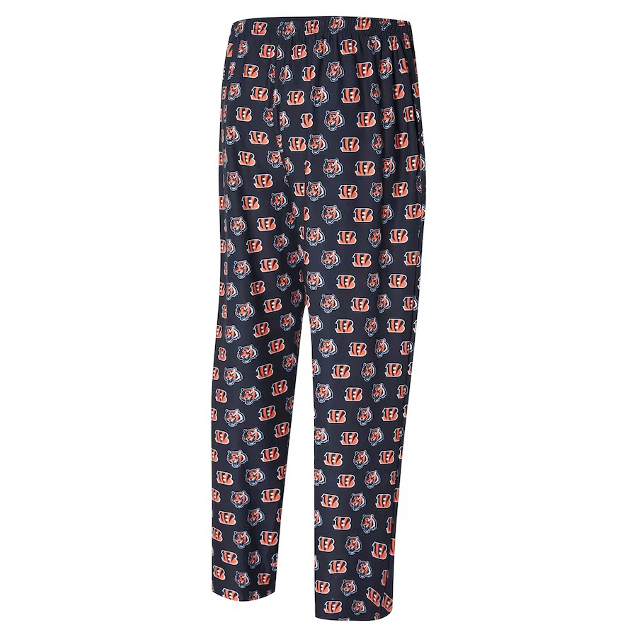 NFL PJ Pants Record Allover Print Bengals