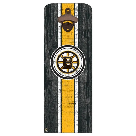 NHL Wall Mounted Bottle Opener Bruins