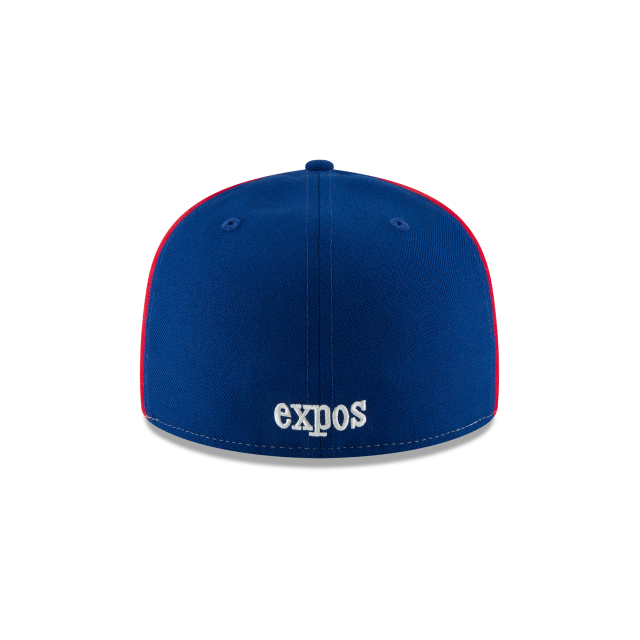 MLB Hat 5950 Cooperstown 1982 All Star Game Expos (Beige & Royal Blue)