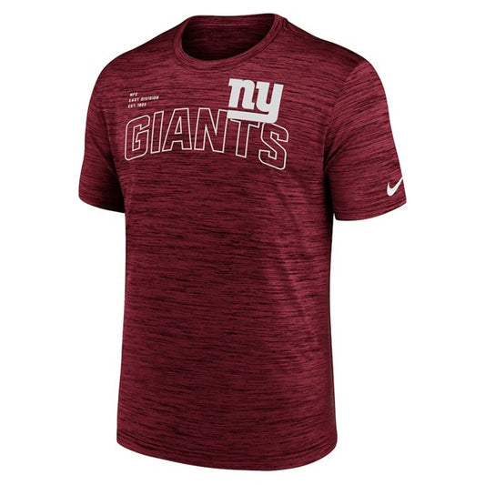 NFL Dri-Fit T-Shirt Performance Velocity Arch Red Giants
