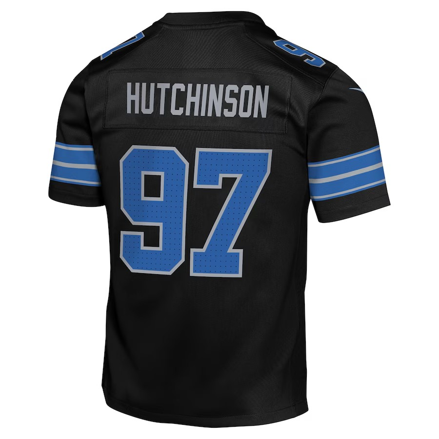 NFL Youth Player Color Rush Jersey Aidan Hutchinson Lions