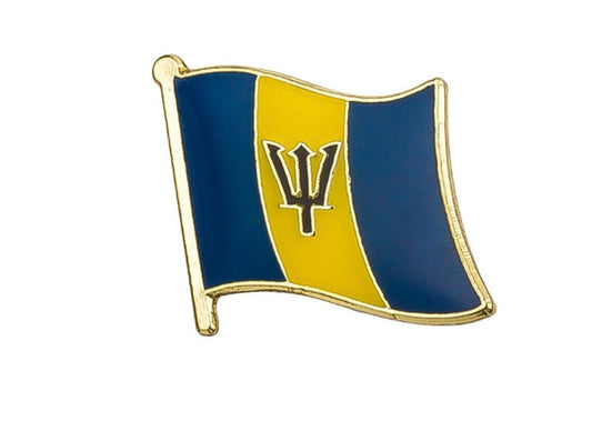 Country Lapel Pin Flag Barbados