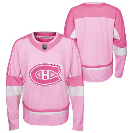 NHL Kids Fashion Jersey Canadiens (Pink)