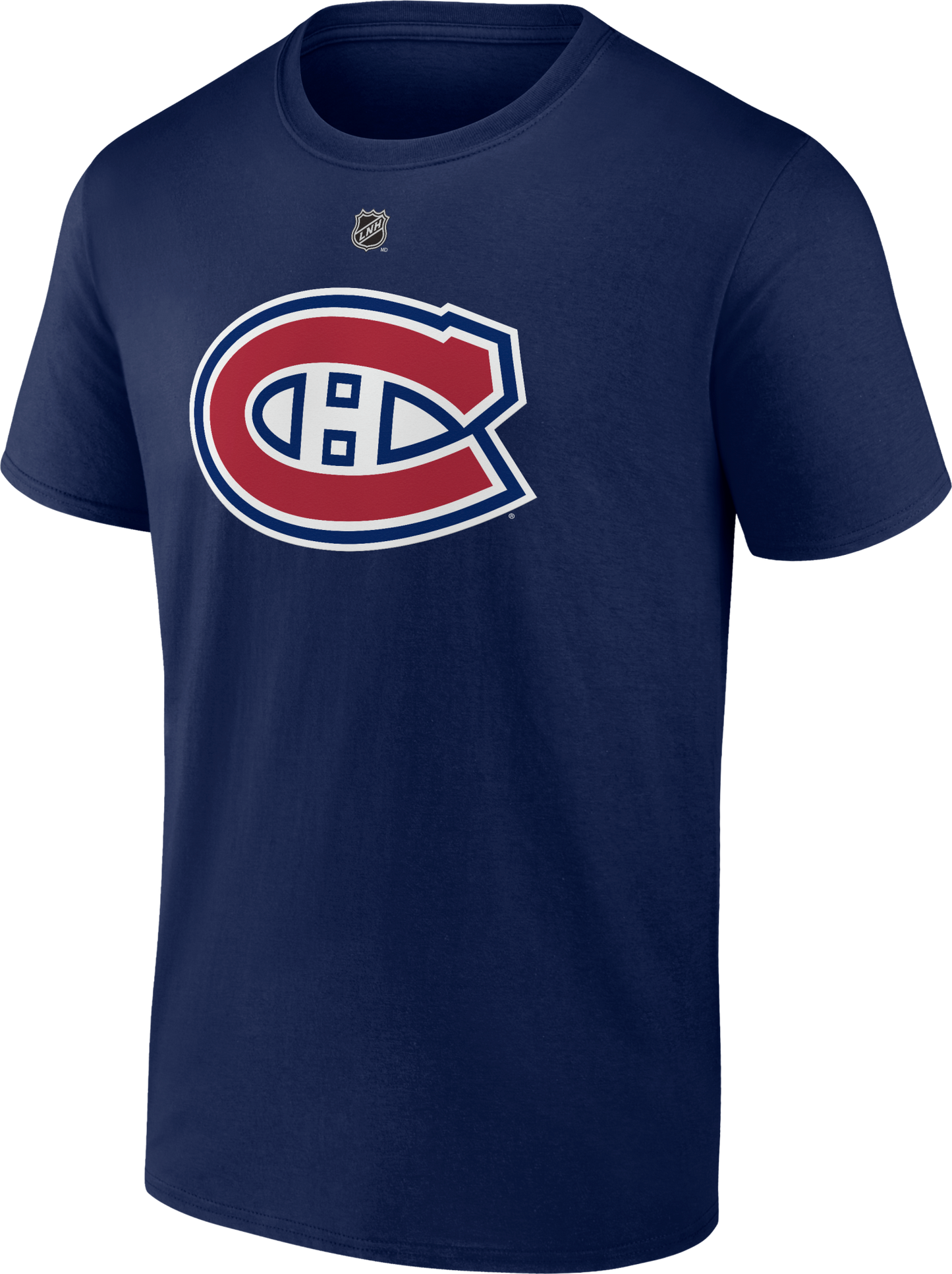 NHL Player T-Shirt Authentic Stack Arber Xhekaj Canadiens (Navy)