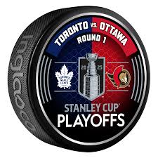 NHL Collector Puck Stanley Cup Final 2025 Senators vs Maple Leafs