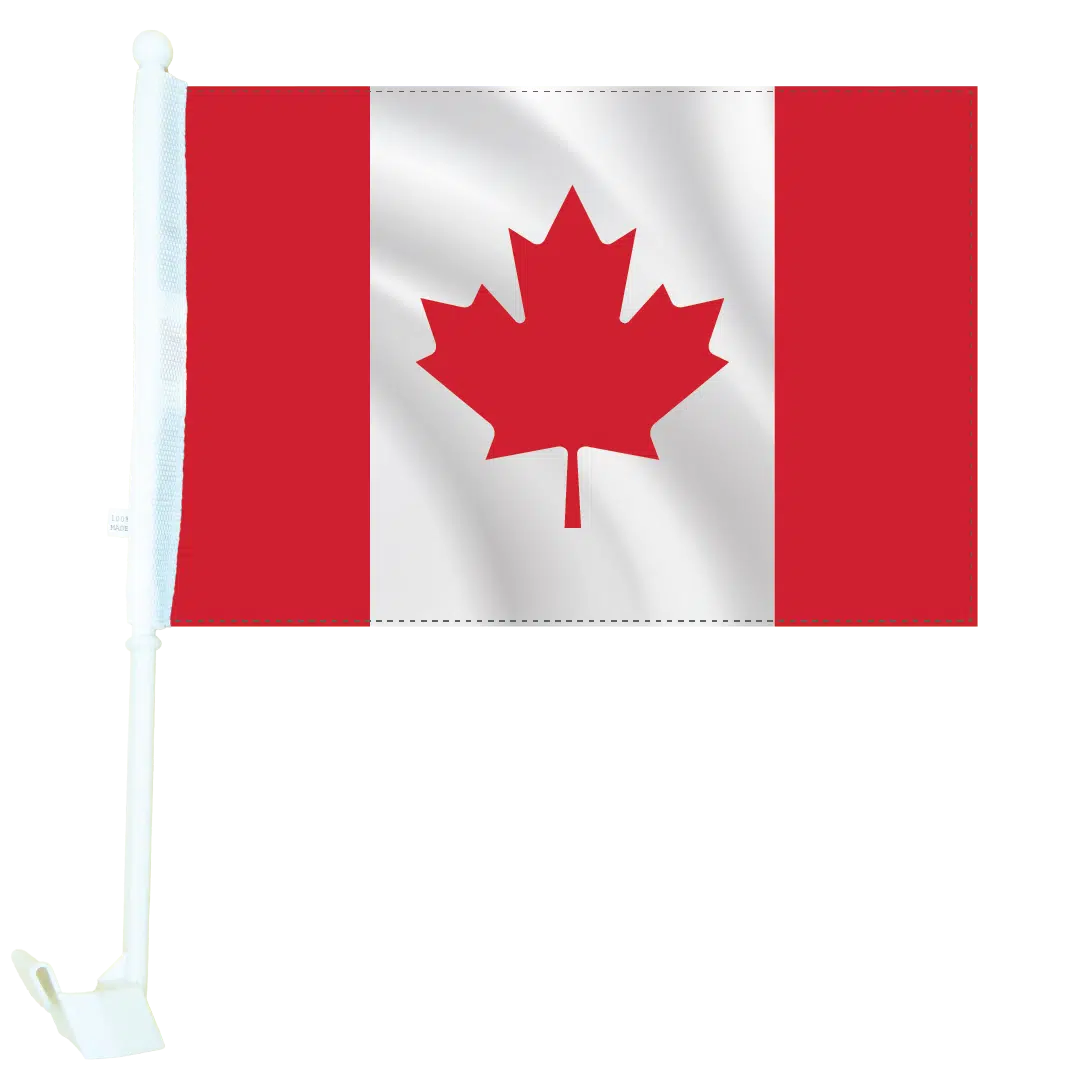Country Car Flag 2 Sided Canada
