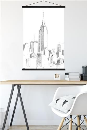 Black Magnetic Poster Frame