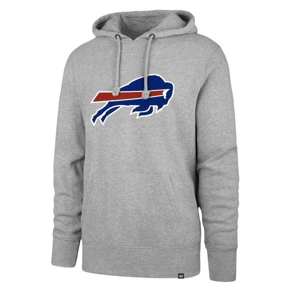 NFL Hoodie Imprint Headline Bills (Grey)