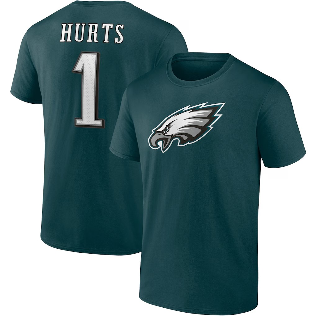 NFL Player T-Shirt Player Icon Jalen Hurts Eagles