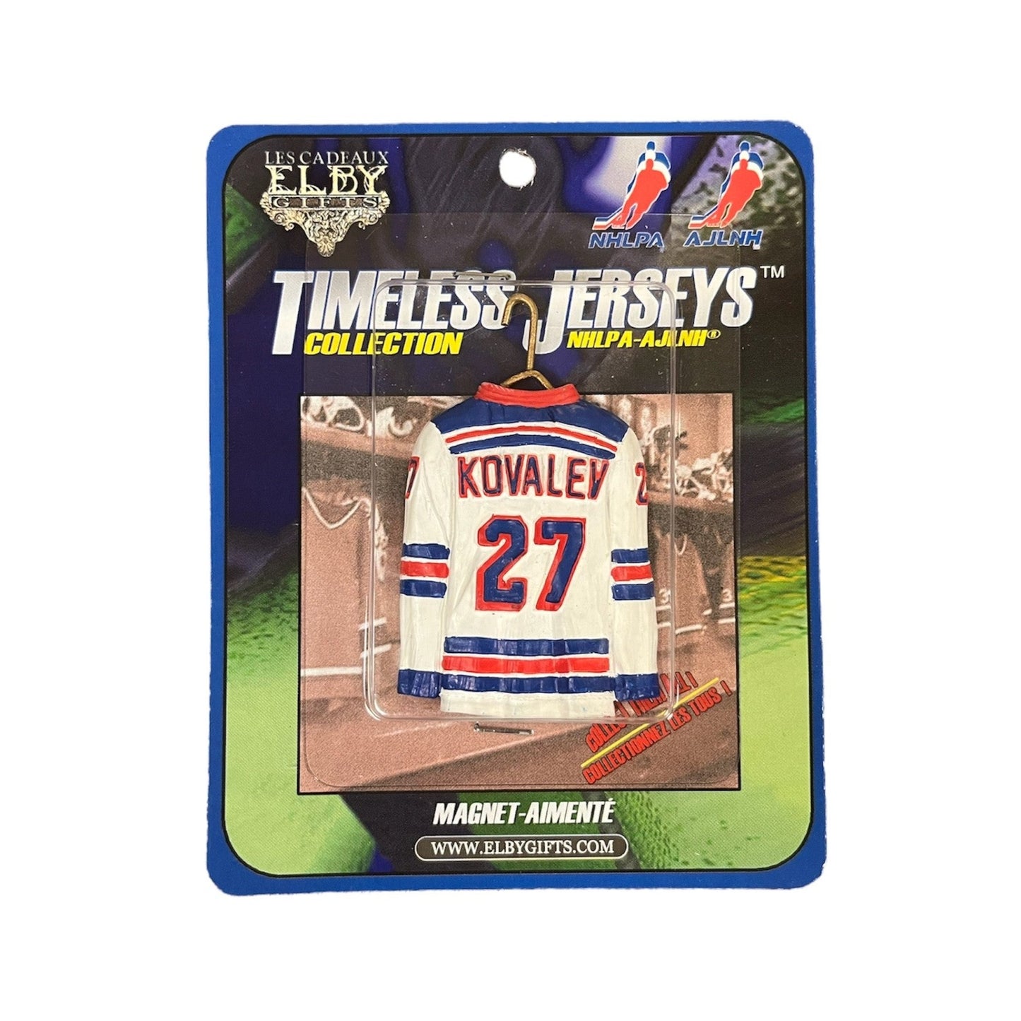 NHL Vintage Player Ceramic Magnet Alexei Kovalev Rangers