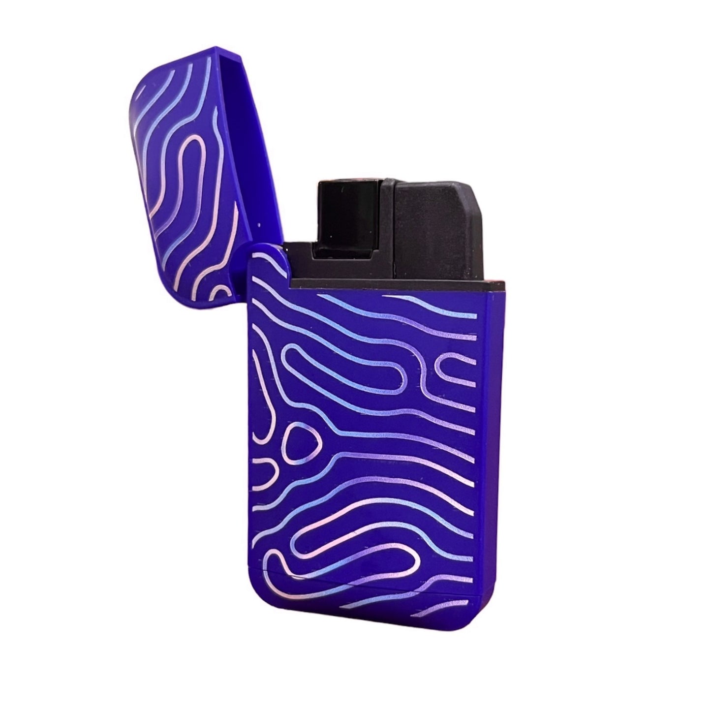 Zengaz Model ZL-12 Jet Lighter Blue Labyrinth