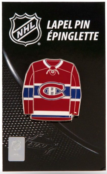NHL Lapel Pin Jersey Home Canadiens
