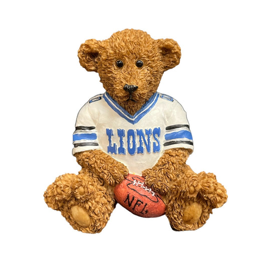 NFL Mini Ceramic Figurine Powerplay Teddies Lions
