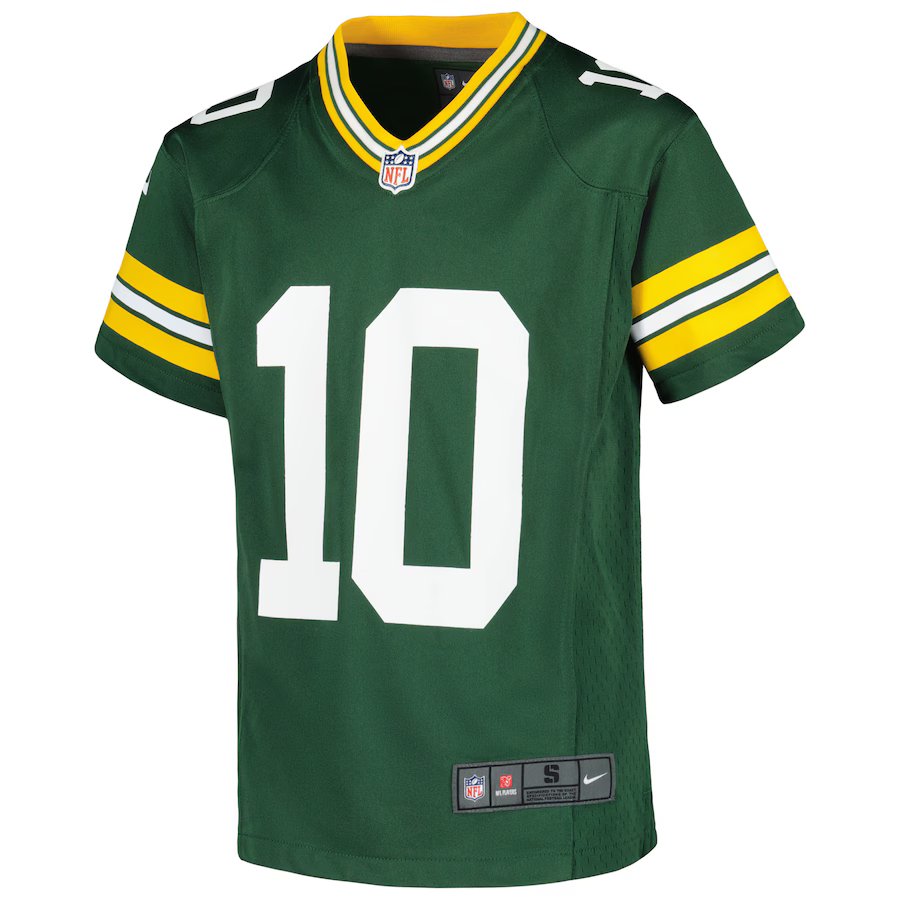NFL Youth Player Game Jersey Home Jordan Love Packers