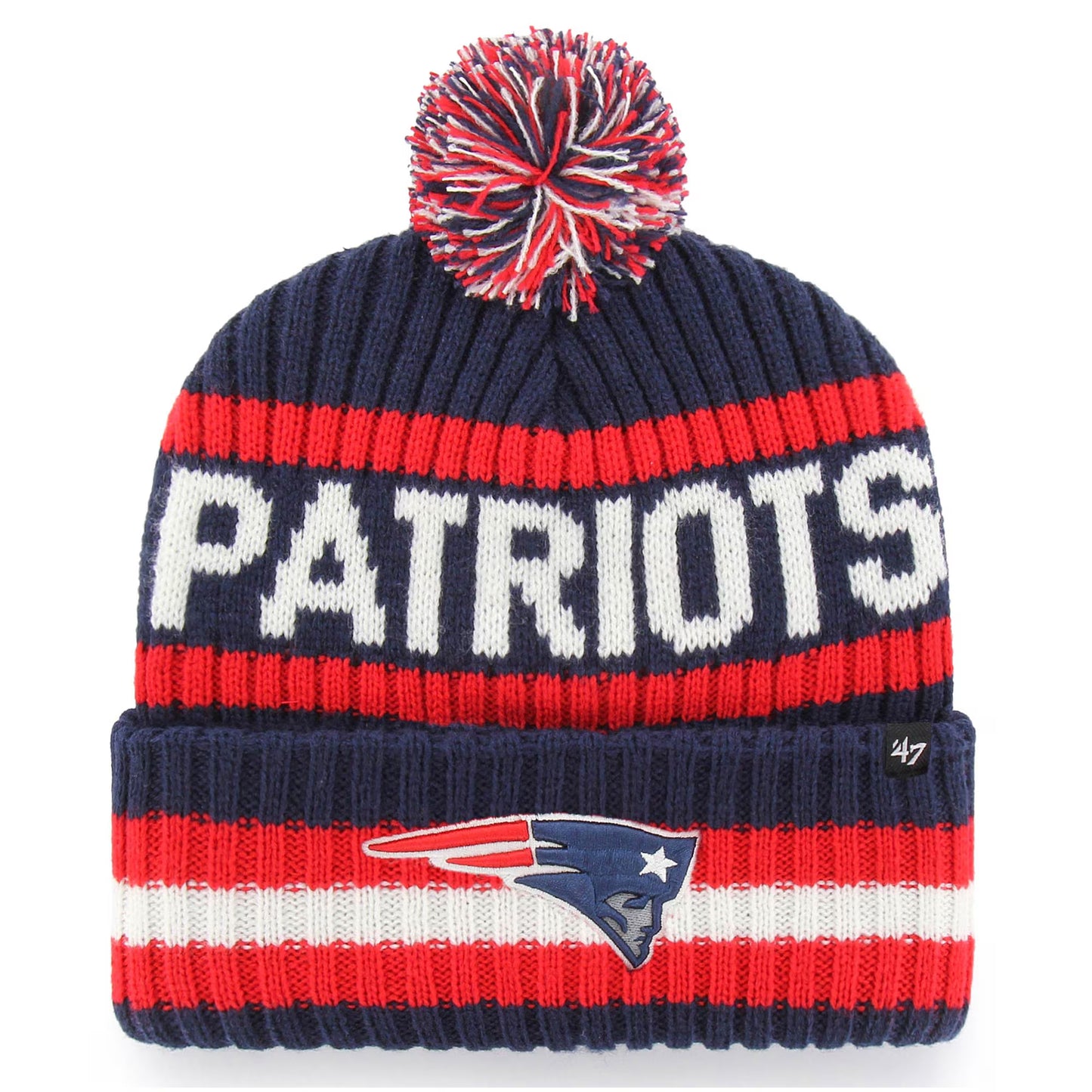 NFL Knit Hat '47 Bering Cuff Patriots