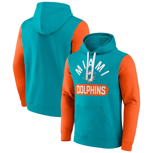 NFL Hoodie Pull Over Fleece Extra Point Dolphins