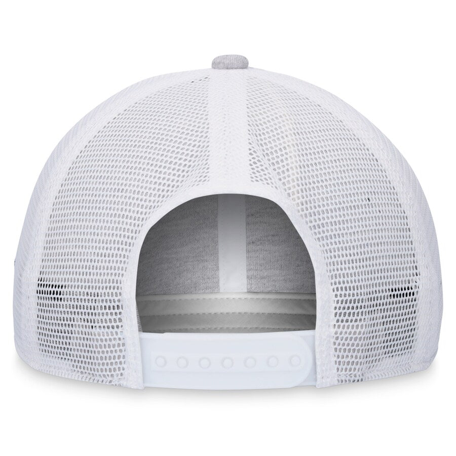NHL Trucker Hat Unstructured Adjustable Heather Gray Maple Leafs