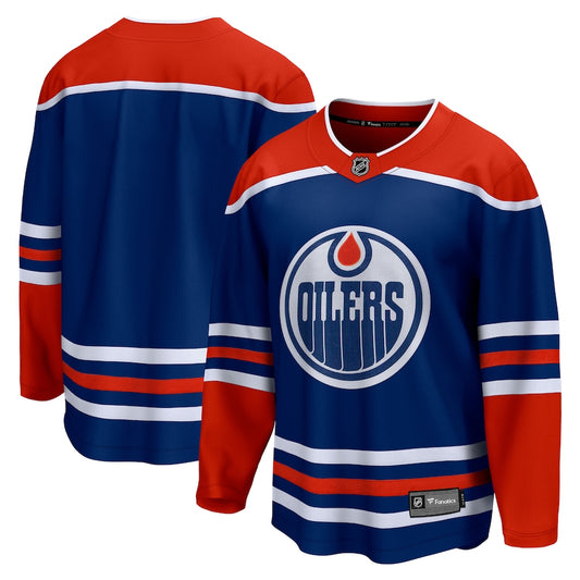 NHL Blank Replica Breakaway Jersey Home Oilers (2022-Present)