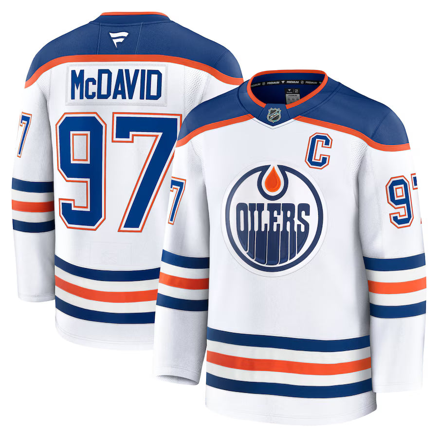 NHL Player Premium Jersey Away Connor McDavid Oilers