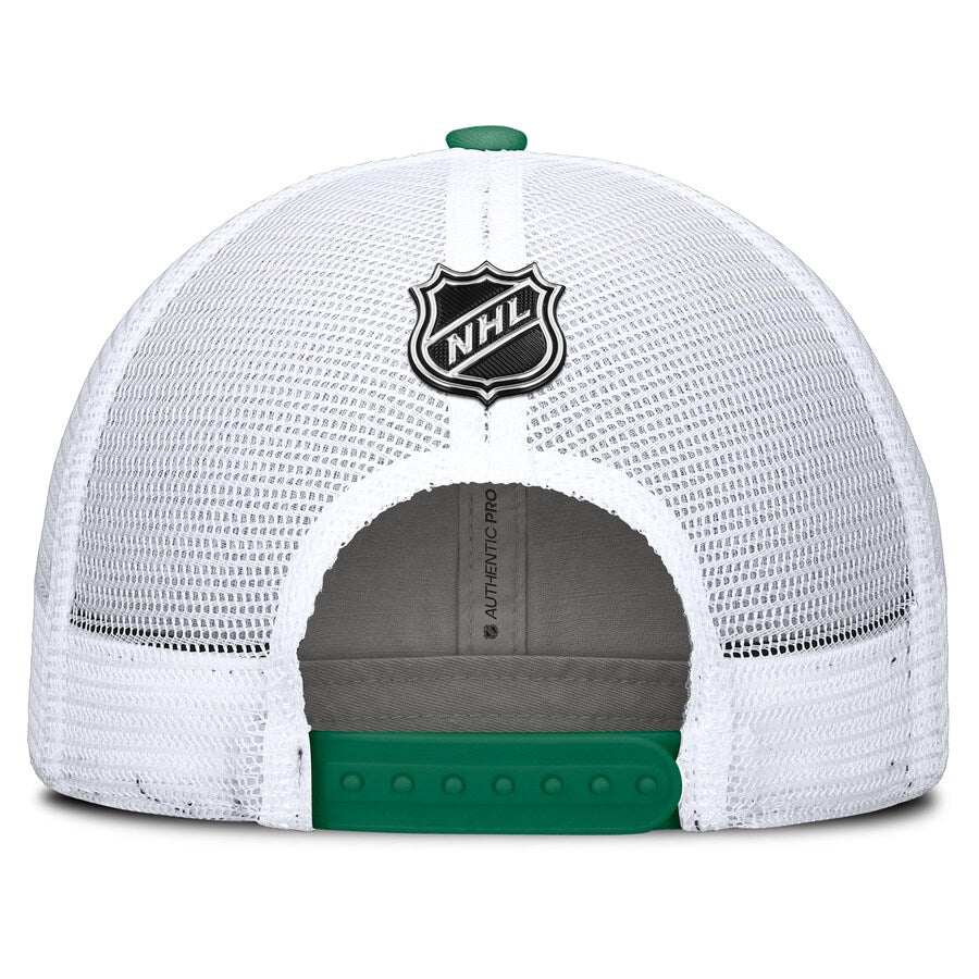 NHL Hat Structured Adjustable Trucker Authentic Pro Rink Side 6 2025 Canucks