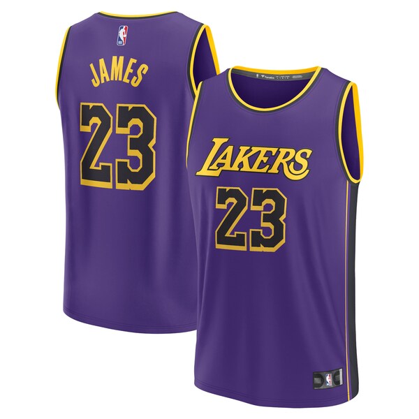 NBA Player Replica Jersey Fast Break Lebron James Lakers