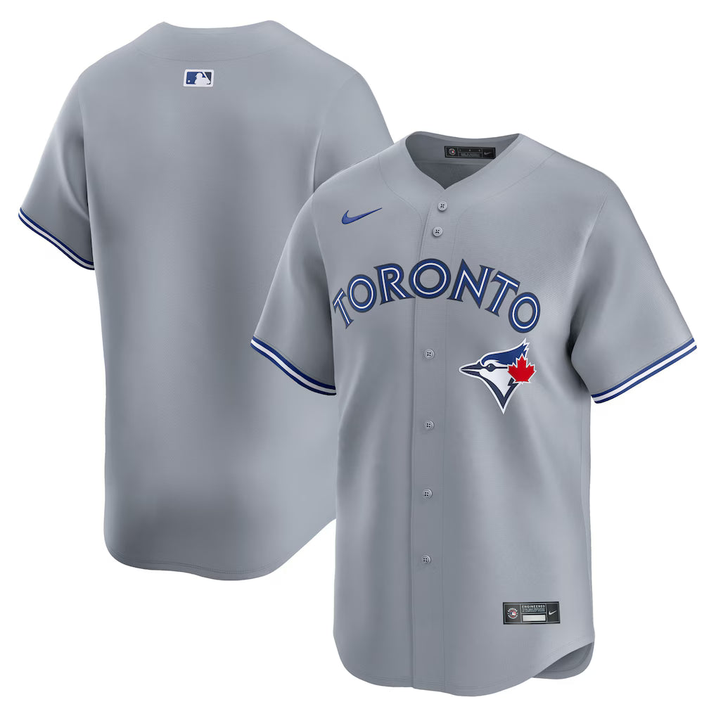 MLB Replica Jersey Blank Road Grey Blue Jays