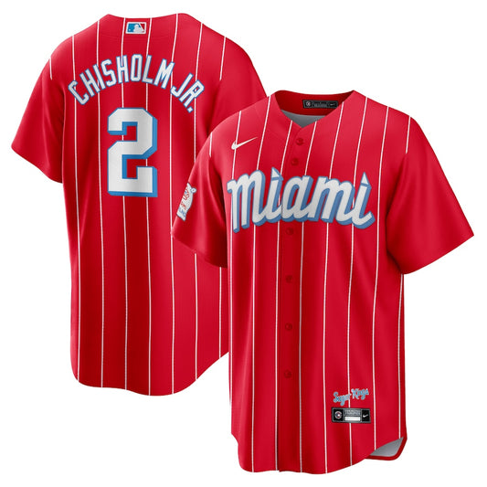 MLB Player Replica Jersey City Connect 2021 Jazz Chisholm Jr. Marlins