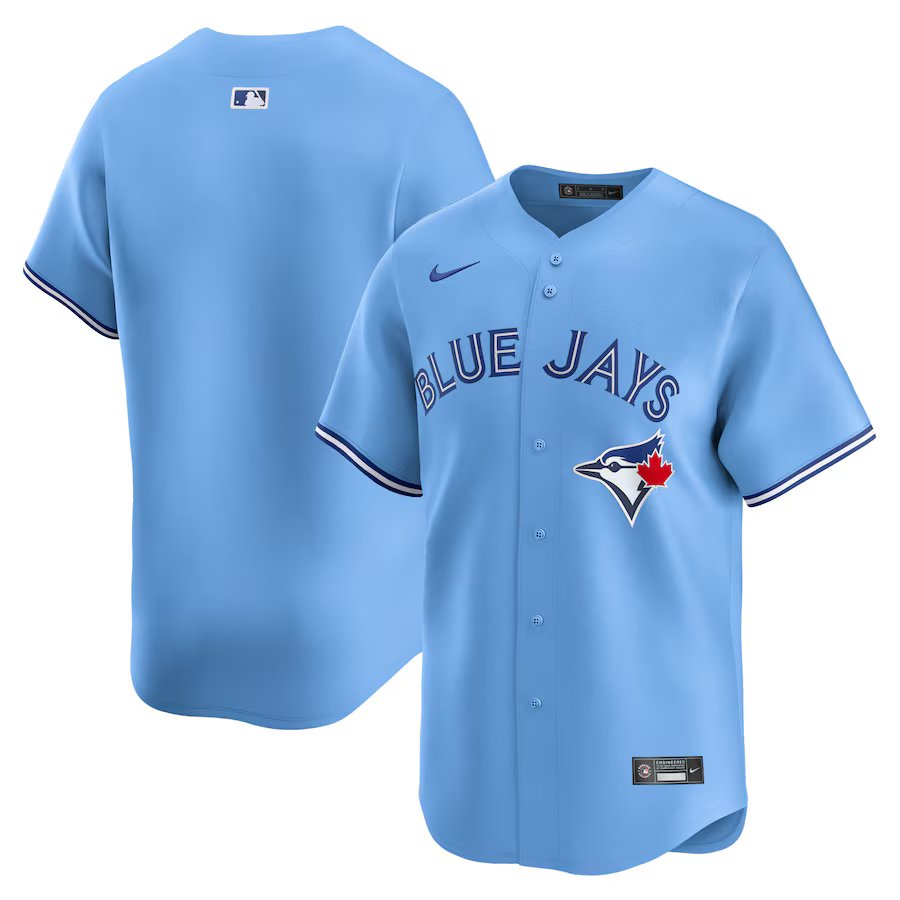 MLB Limited Jersey Alt Powder Blue Blank Blue Jays