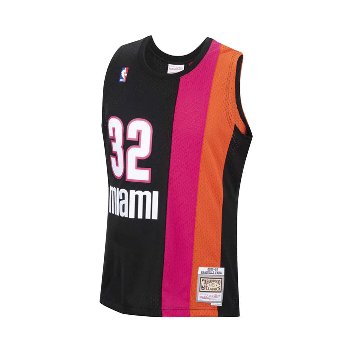 NBA Hardwood Classics Player 2005-06 Swingman Jersey Shaquille O'Neal Heat (Black)