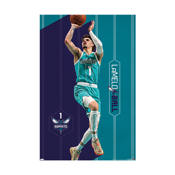 NBA Player Wall Poster LaMelo Ball Hornets