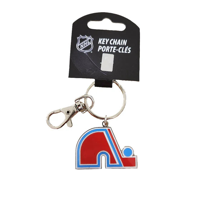 NHL Keychain and Swivel Clip Logo Nordiques