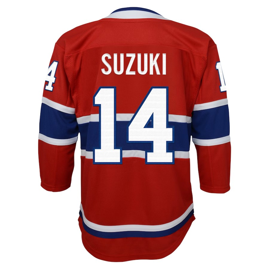 NHL Kids Player Premier Jersey Home Nick Suzuki Canadiens