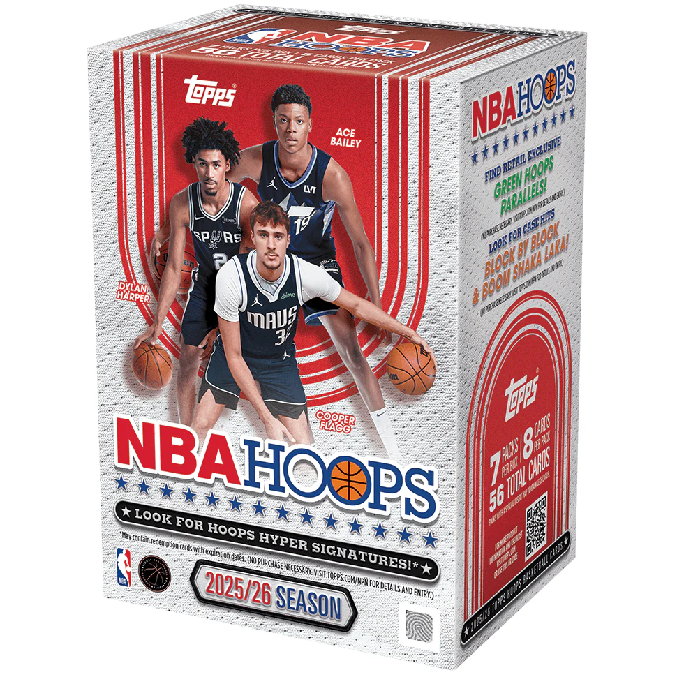 NBA 2025-26 Panini Hoops Trading Cards (Blaster Box)