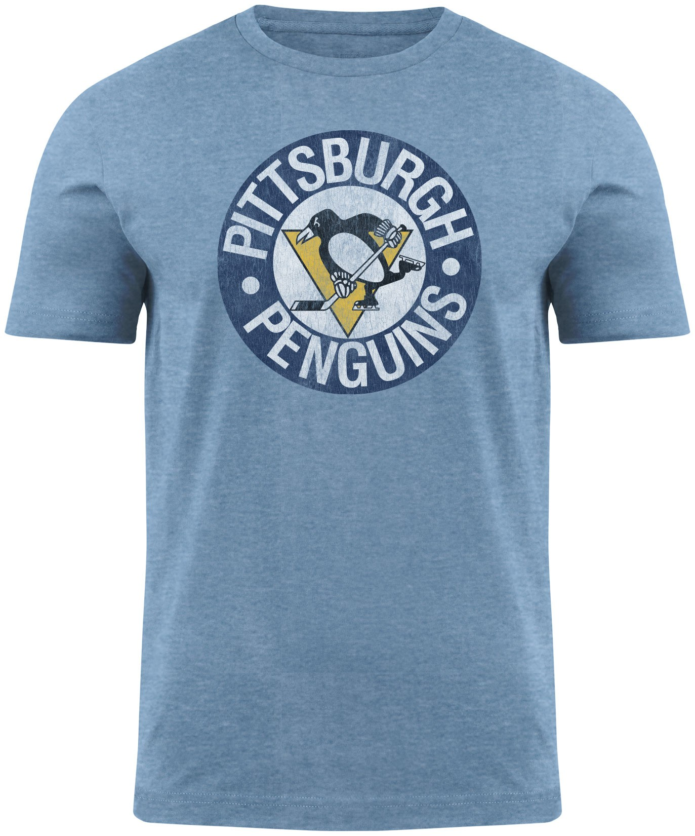 NHL T-Shirt Distressed Vintage Penguins (1968-71 Logo)