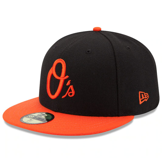 MLB Hat 5950 ACPerf Alt Orioles (Black and Orange)