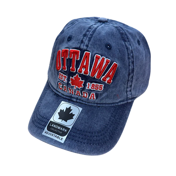 Ottawa Hat Retro Wash (Navy Blue)