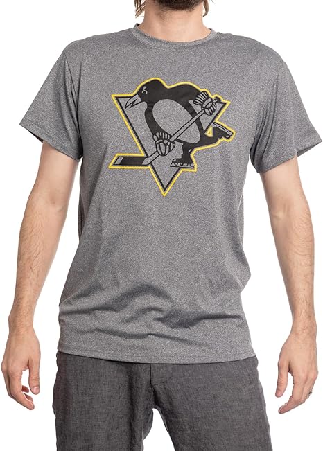 NHL Performance T-Shirt Rash Guard Marled Penguins