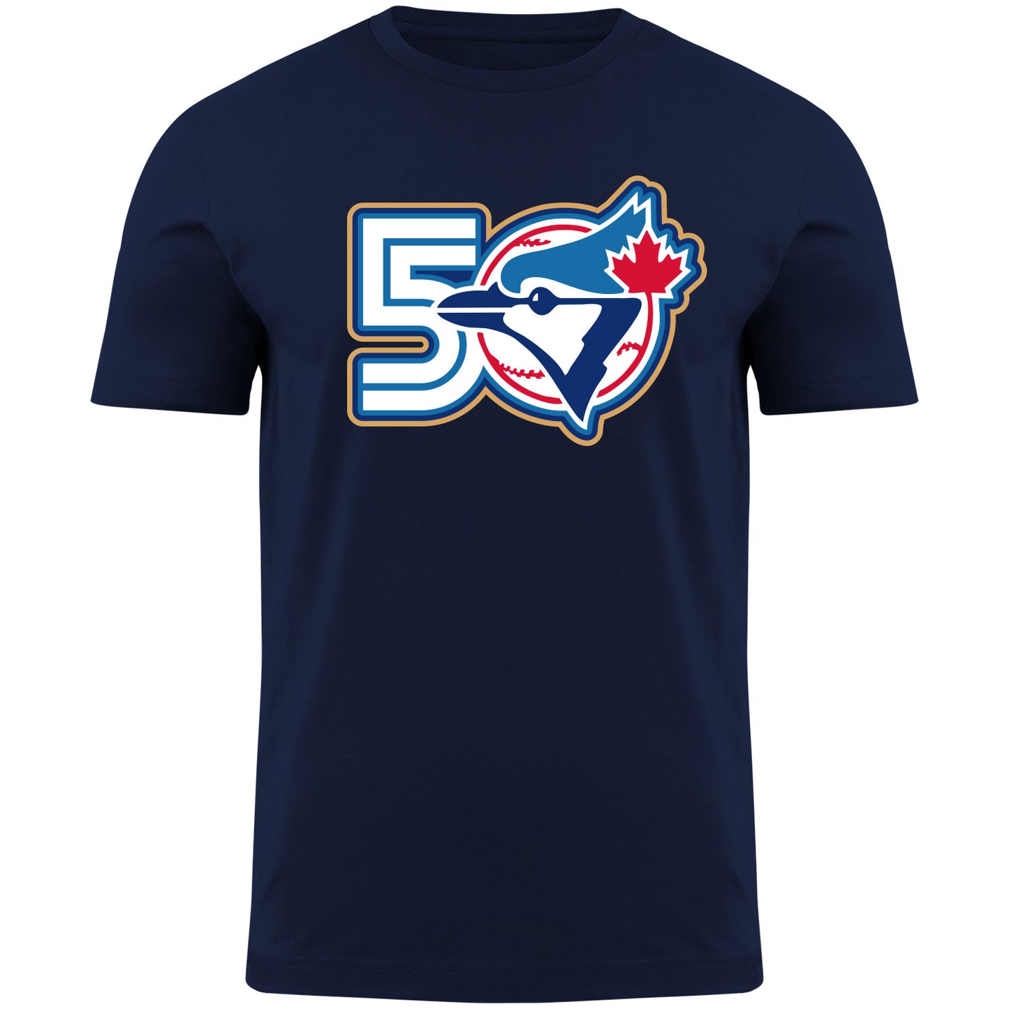 MLB T-Shirt 50th Anniversary Navy Blue Logo Blue Jays