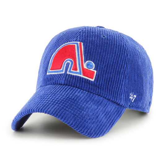 NHL Hat Clean Up Thick Cord Nordiques