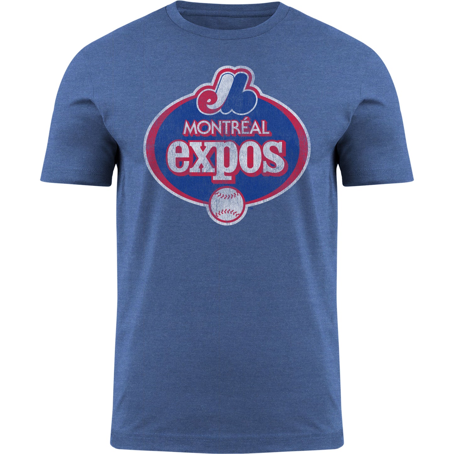 MLB T-Shirt Heathered Punchout Expos
