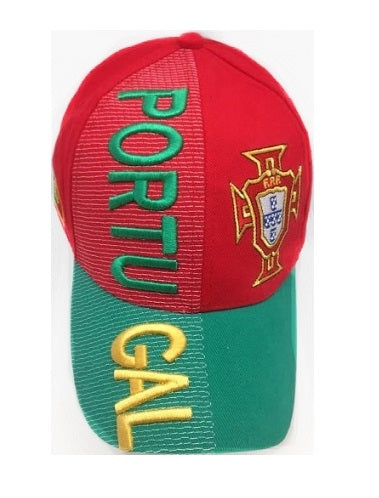 Country Youth Hat 3D Portugal (Red and Green)