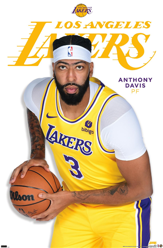 NBA Player Wall Poster Anthony Davis Lakers