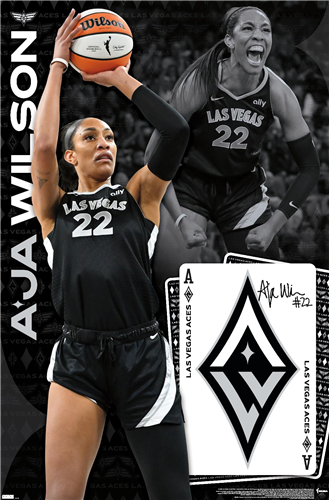 WNBA Wall Poster A'ja Wilson Aces