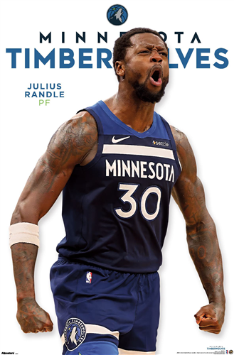 NBA Wall Poster Julius Randle Timberwolves