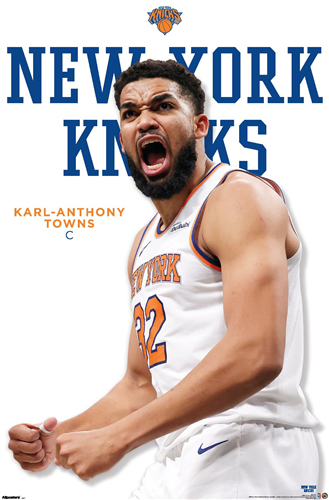 NBA Wall Poster Karl-Anthony Towns Knicks