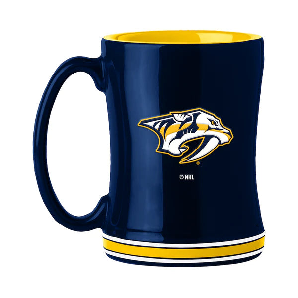 NHL Coffee Mug Sculpted Relief Predators