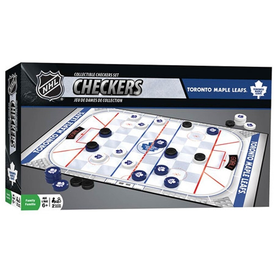NHL Checker Set Maple Leafs